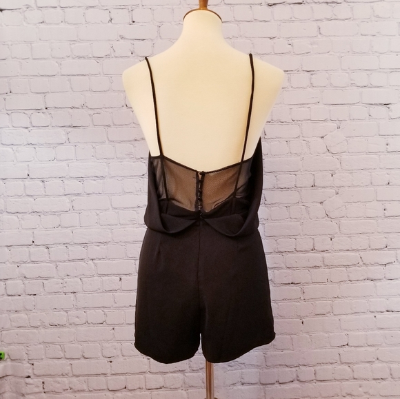 Six Crisp Days Mesh Back Romper, Size S - Picture 5 of 14